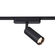 Sistema-di-illuminazione-a-binario-moderno-con-4-faretti-neri-monofase---Magnetic-Samson