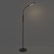 Moderne-gulvlampe-sort-inkl.-LED-3-trins-dæmpbar-genopladelig---Statler