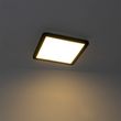 Stropné-svietidlo-čierne-30-cm-vrátane-LED-3-stupňového-stmievača-IP44---Steve