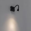 Candeeiro-de-parede-moderno-flexível-preto-LED---Flex