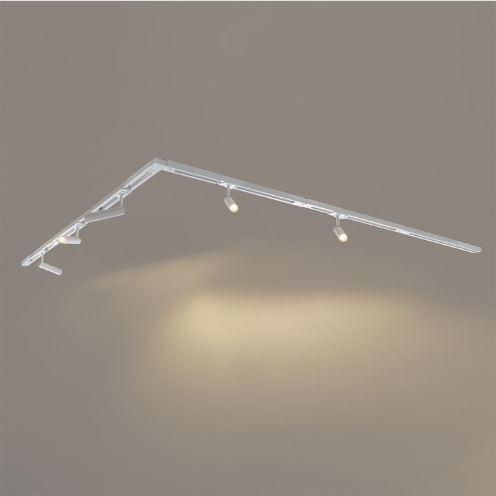 Moderne skinnesystem med 5 spots hvid 1-faset GU10 35mm - Iconic Jeana Luxe