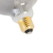 5er-Set-E27-dimmbare-LED-Twisted-Filament-Glühbirnen-G125-Rauch-4W-120lm-1800K