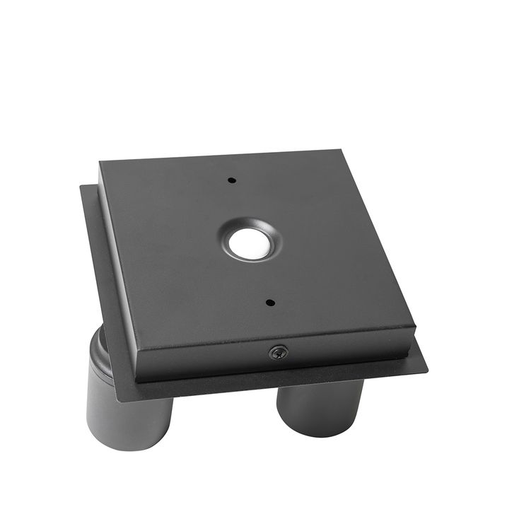 Smart badeværelsesspotlight sort firkantet IP44 inkl. 2 Wifi GU10 - Ducha