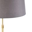 Stolní-lampa-zlatá/mosazná-s-šedým-lněným-stínítkem-35-cm---Parte