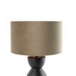 Design-Table-Lamp-Black-Velvet-Shade-Taupe-with-Gold-35-cm---Alisia