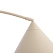 Retro-Floor-Lamp-Beige-with-White-Interior---Triangolo