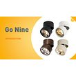Sæt-med-2-moderne-spotlights-sorte-runde-justerbare---Go-Nine