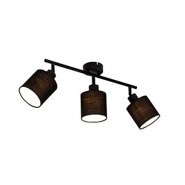 Plafón moderno negro 3 luces - Hetta