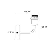 Vintažna-zidna-lampa-zlatna-bez-abažura---Matt