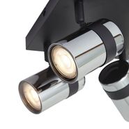 Foco-de-teto-preto-com-vidro-fumê-4-luzes-giratório-e-inclinável---Gianni