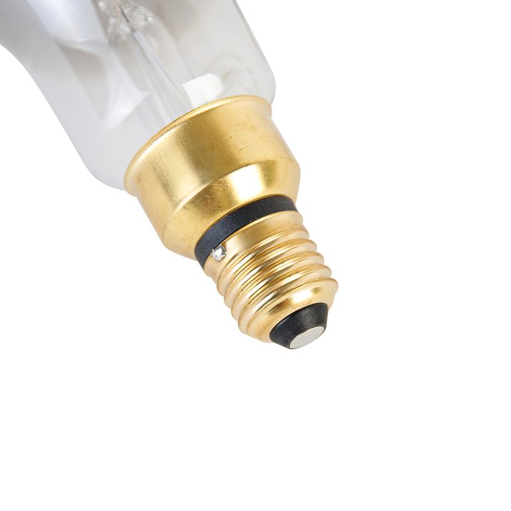 E27 dimmbare LED-Spirale Filament Glühbirne A165 Rauch 4W 120lm 1800K