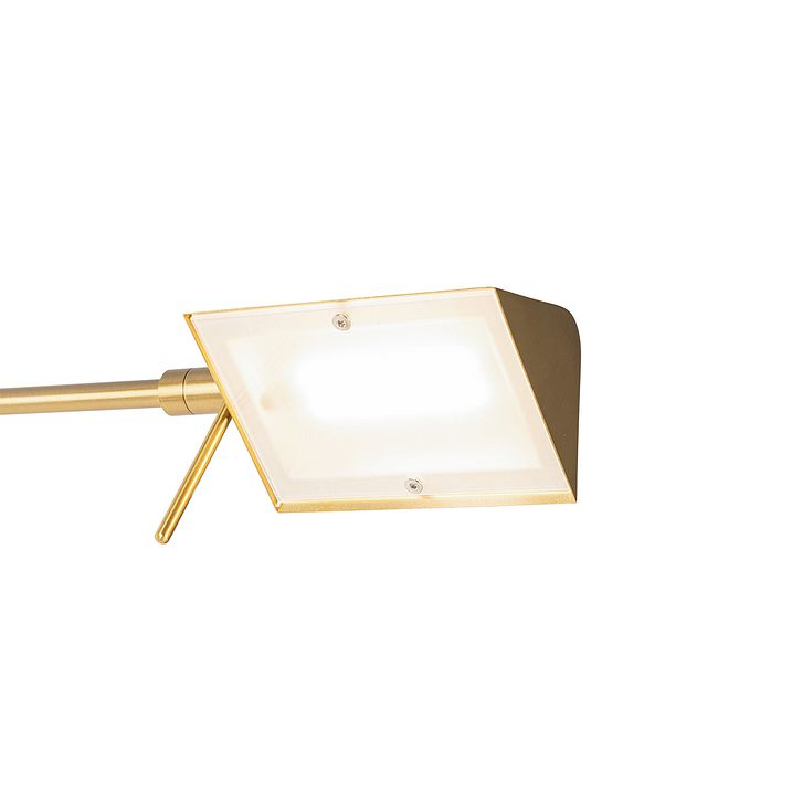 Design Wandleuchte Messing inkl. LED dimmbar - Notia