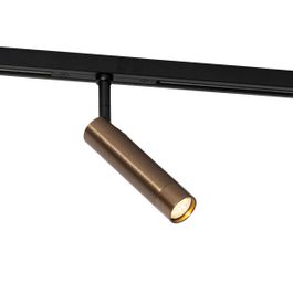 Modern Spotlight Dark Bronze for 1-Phase Track System - Slimline Uzzy