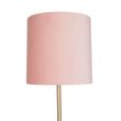 Romantische-Stehleuchte-Messing-mit-rosa-Schirm-40-cm---Simplo