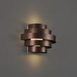 Applique-murale-moderne-bronze-avec-LED-à-intensité-variable-en-3-étapes---Lines