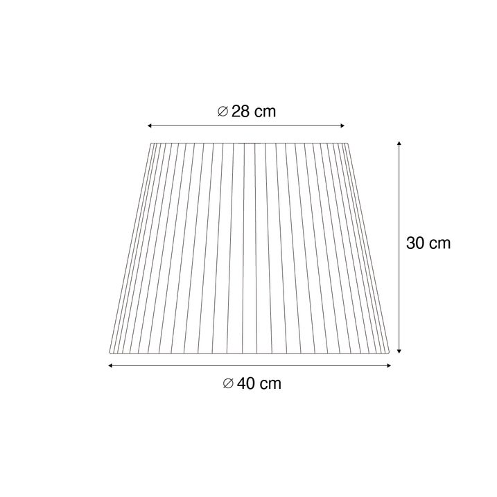 Aussenschirm mit beigem Seil IP54 40/28/30 - Jayla