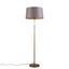 Lampă-de-podea-bronz-cu-nuanță-maro-/-gri-reglabilă-45-cm---Parte