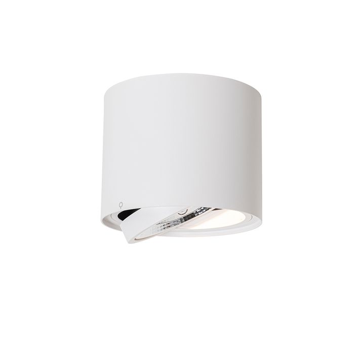 Set of 4 Modern Ceiling Spotlights White Rotatable and Tiltable AR111 - Rondoo Up