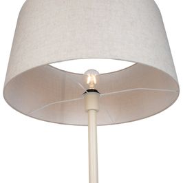 Japandi-podna-svjetiljka-bež-sa-svijetlosmeđim-sjenilom-50-cm---Simplo