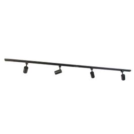 Système-d'éclairage-sur-rail-monophasé-moderne-avec-4-spots-noirs---Iconic-Jeana