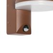 Lampada-da-parete-per-esterni-marrone-ruggine-incl.-LED-IP54-sensore-di-movimento---Esmee