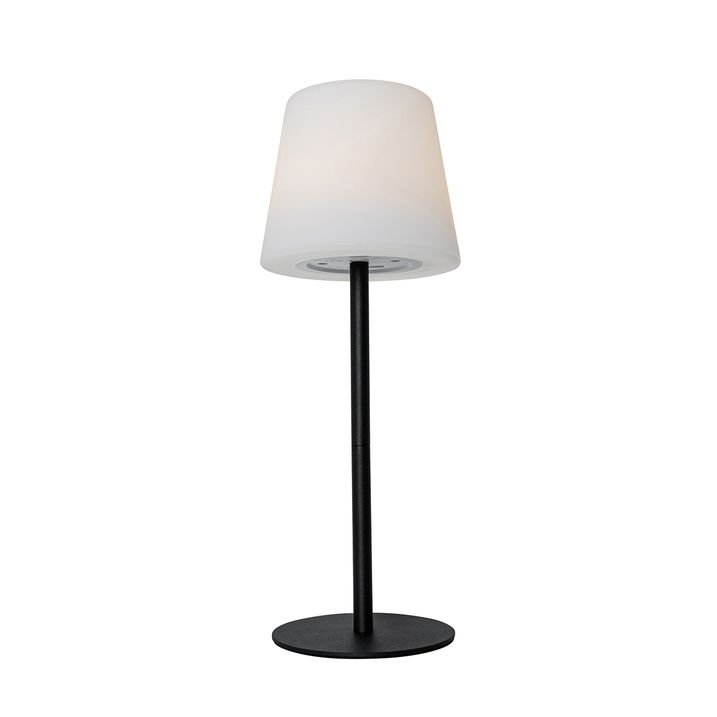 Set de 2 lămpi de masă negre reîncărcabile 40 cm IP54 - Jude