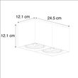 Design-spot-rechthoekig-2-lichts-wit-incl.-G9---Box
