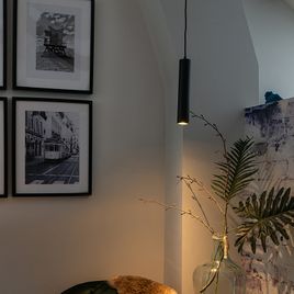 Design Pendelleuchte schwarz - Tuba Small