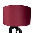 Floor-Lamp-Black-Tripod-with-Red-Shade-with-Gold-Interior-50cm---Puros