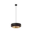 Moderne-hanglamp-zwart-50cm-3-lichts---Drum-Duo