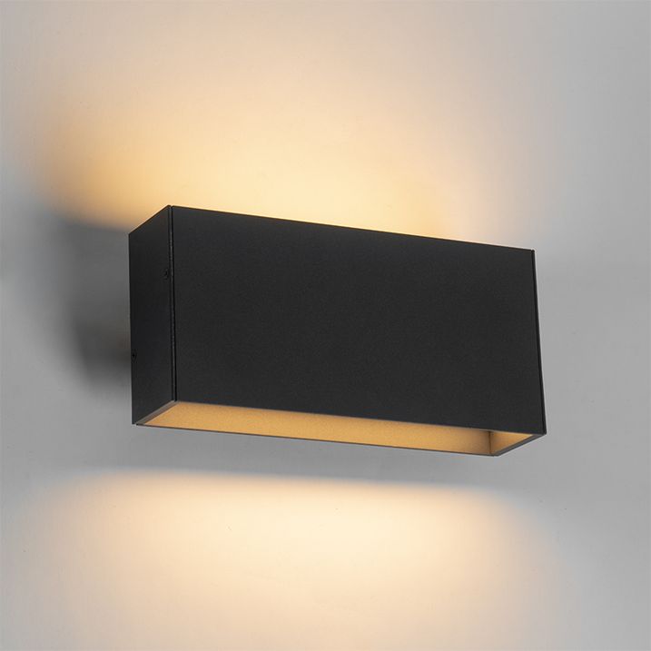 Moderní nástěnné svítidlo antracitové vč. LED IP54 - Spector