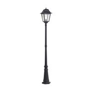 Klassische-Außenlaterne-schwarz-220cm-IP44---Big