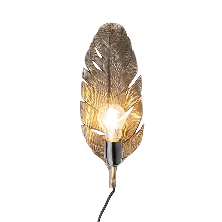 Applique Art déco bronze - Leaf