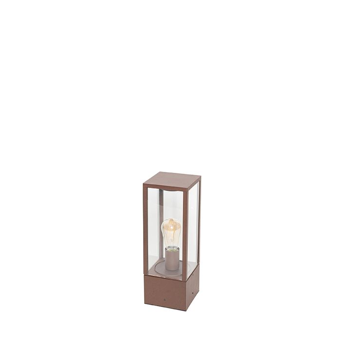 Industrijska podna lampa za spoljašnju upotrebu rđasto braon 40 cm IP44 - Šarloa
