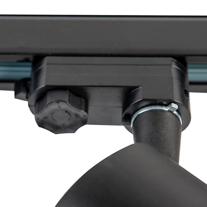 Spot de rail 3 phases moderne réglable avec poutre ajustable et Kelvin 18s - Jeana