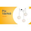Lampada-a-sospensione-di-design-bianca-in-seta-30-cm-3-luci---Plu