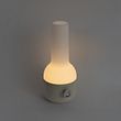 Lámpara-de-mesa-de-exterior-beige-con-blanco-con-LED-recargable-IP44---Haard
