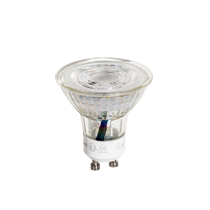 GU10 50mm LED-Lampe klar 3W 200 lm 2200K