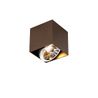 Design-Strahler Dunkelbronze Quadratisch Drehbar und Kippbar - Box