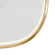 Specchio-da-bagno-color-rame-con-LED-dimmerabile-a-3-livelli-con-touch-ovale---Miral