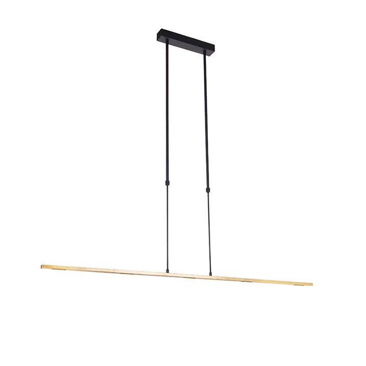 Suspension noire avec or avec LED dimmable - Bold