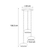 Moderne-hanglamp-beige-met-ronde-kap-3-lichts---Concerto