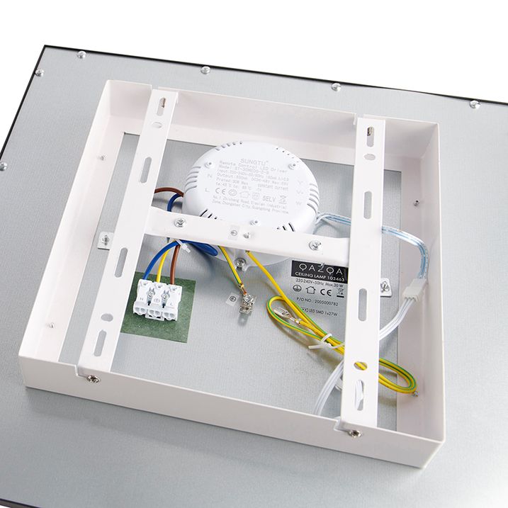 Panou LED negru 40 cm cu LED inclus cu telecomandă - Live