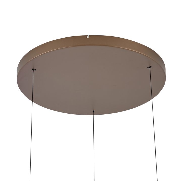 Lampă suspendată de design bronz închis cu dimmer în 3 trepte - Titmus