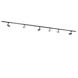 Modernes-Schienensystem-mit-6-Strahlern-Schwarz-1-phasig-286-cm---Iconic-Jeana