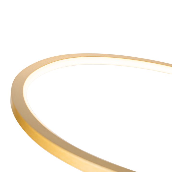 Design-Pendelleuchte Gold 72 cm inkl. LED 3-stufig dimmbar - Rowan