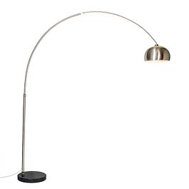 Candeeiro de Arco em Aço com Abajur em Metal 33 cm Ajustável - XXL