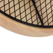 Lámpara-de-mesa-de-diseño-negra-con-madera---Bosk