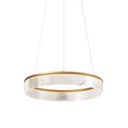 Moderne-Hängelampe-Messing-59cm-inkl.-LED-3-Stufen-Dimmbar---Anello-Chandelier
