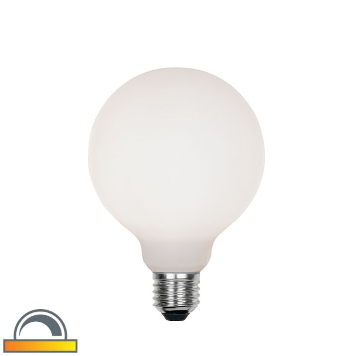 E27 Kısma Özellikli LED Ampul G95 Buzlu 4W 430LM 2200-4000K